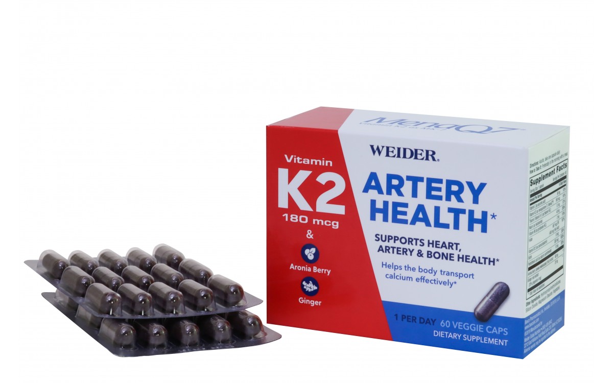 Thực phẩm bảo vệ sức khỏe Weider® Vitamin K2 Artery Health